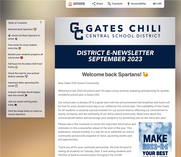 e-newsletter